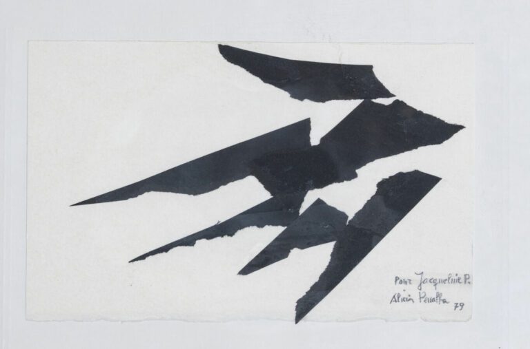 Alicia PENALBA (1913/18-1982) - Composition, 1979 - Collage sur papier, signé,…