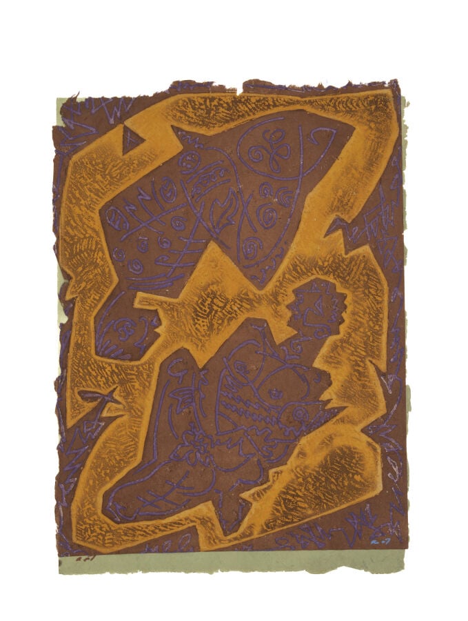 André MASSON (1896-1987) - Les Hain -Tenys, (poésies malgaches), 1956 - 3 eaux-…