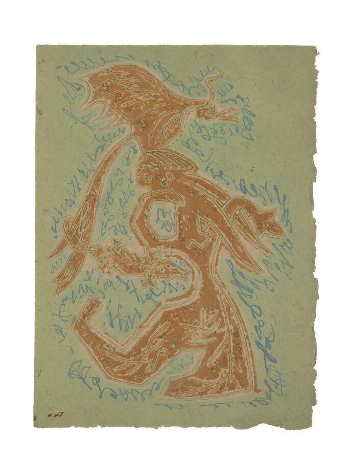 André MASSON (1896-1987) - Les Hain -Tenys, (poésies malgaches), 1956 - 3 eaux-…