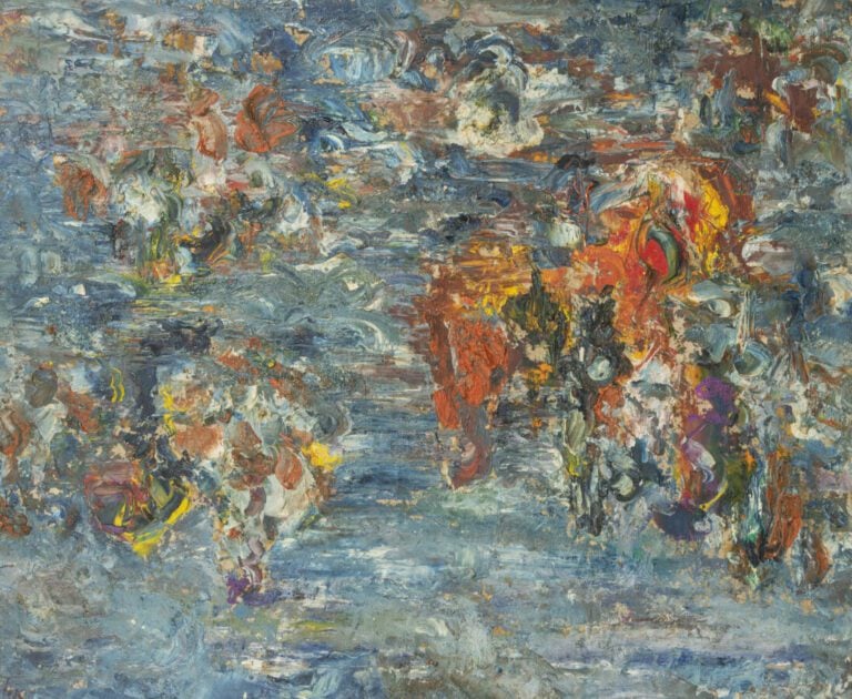 COMPARD (actif au XXème siècle) Abstraction - Huile sur toile, signée en bas à…