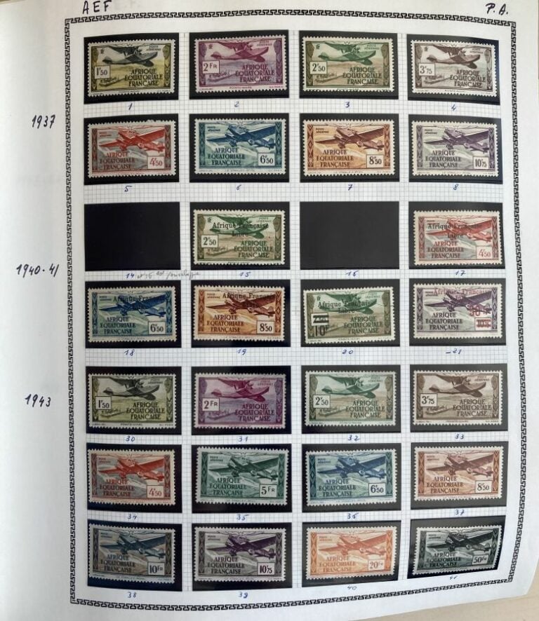 Colonies françaises - Lot divers de colonies dont France Libre