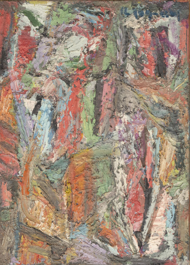 David LAN- BAR (1912-1987) - Abstraction, 1971 - Huile sur toile, signée et dat…