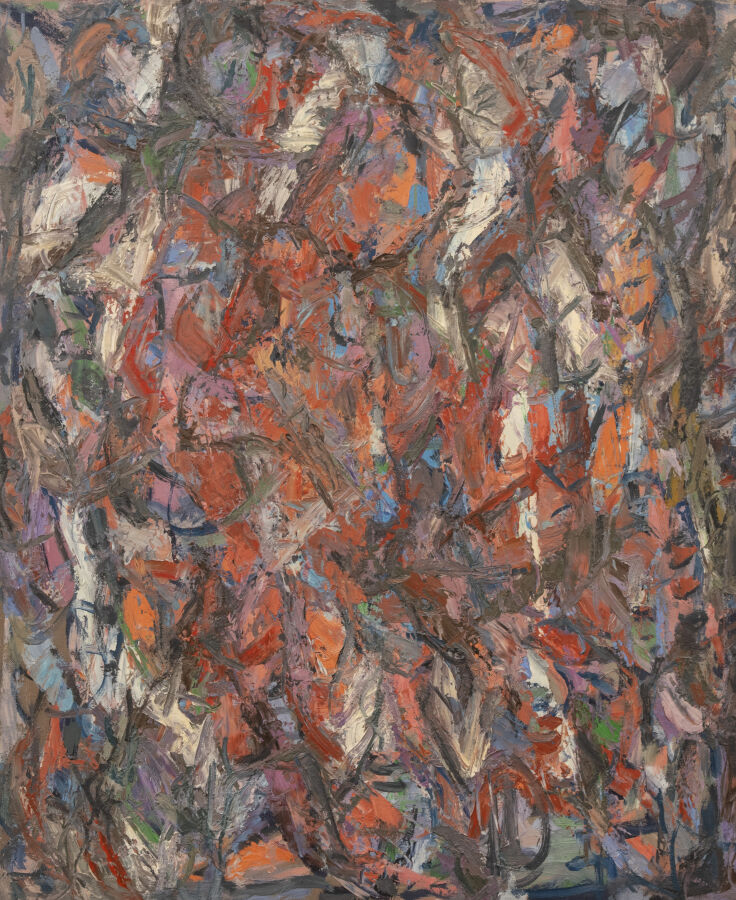 David LAN- BAR (1912-1987) - Abstraction, 1972 - Huile sur toile, signée et dat…