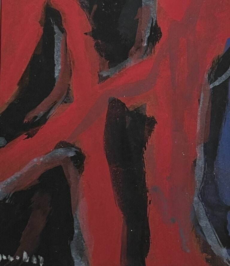 David LAN- BAR (1912-1987) - Compositions - Ensemble de 4 gouaches sur papier,…