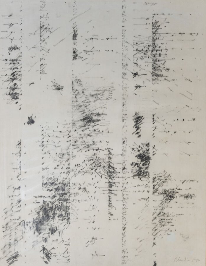 E GOUDEZ (actif au XXème siècle) Composition - Technique mixte sur papier, sign…
