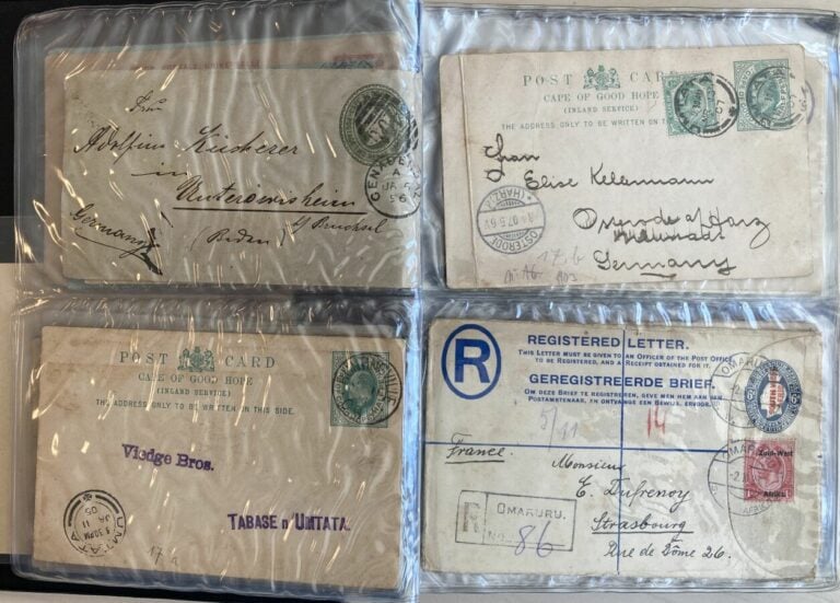 Entiers postaux - Lot d'entiers postaux de Monaco et Colonies anglaises neufs e…