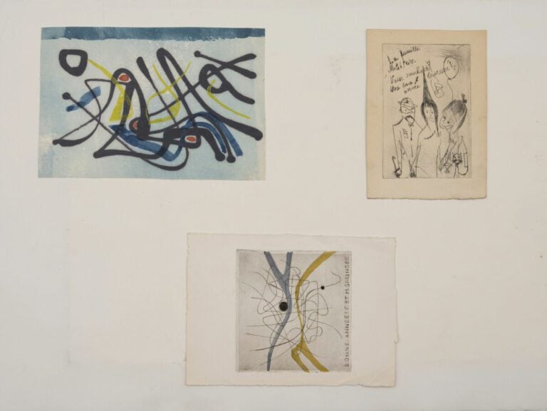 Ferdinand SPRINGER (1907/08-1998) - Composition - Eau-forte sur vélin, carte de…
