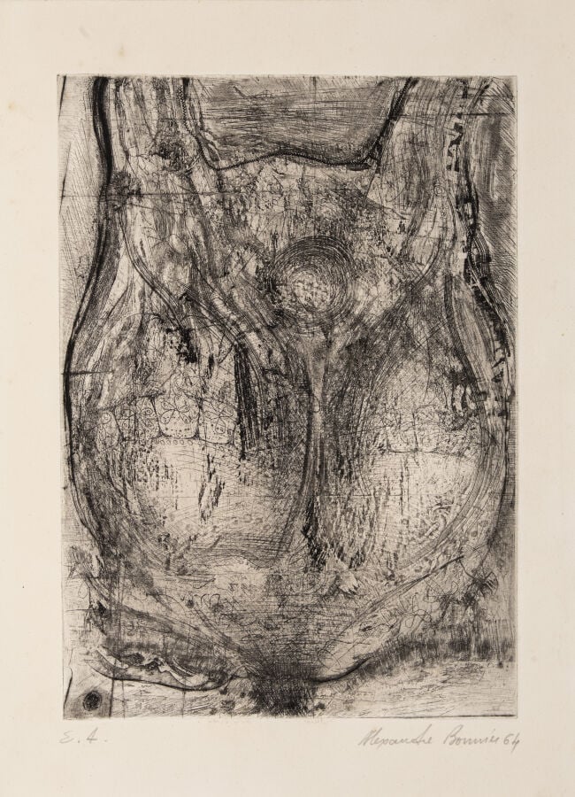 Fernand MAILLAUD ( 1863-1947) - Laboureur - Lithographie sur papier, signée dan…
