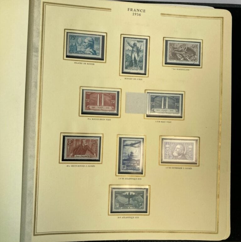 France - Belle collection de France très avancée des origines à 1937 dans class…