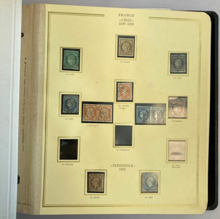 France - Belle collection de France très avancée des origines à 1937 dans class…