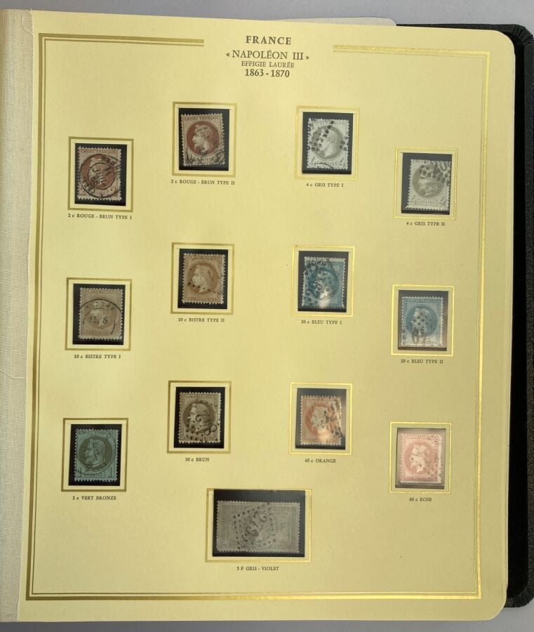 France - Belle collection de France très avancée des origines à 1937 dans class…