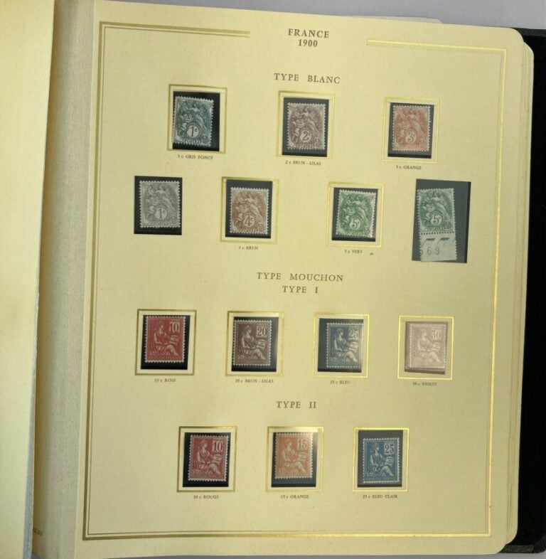France - Belle collection de France très avancée des origines à 1937 dans class…