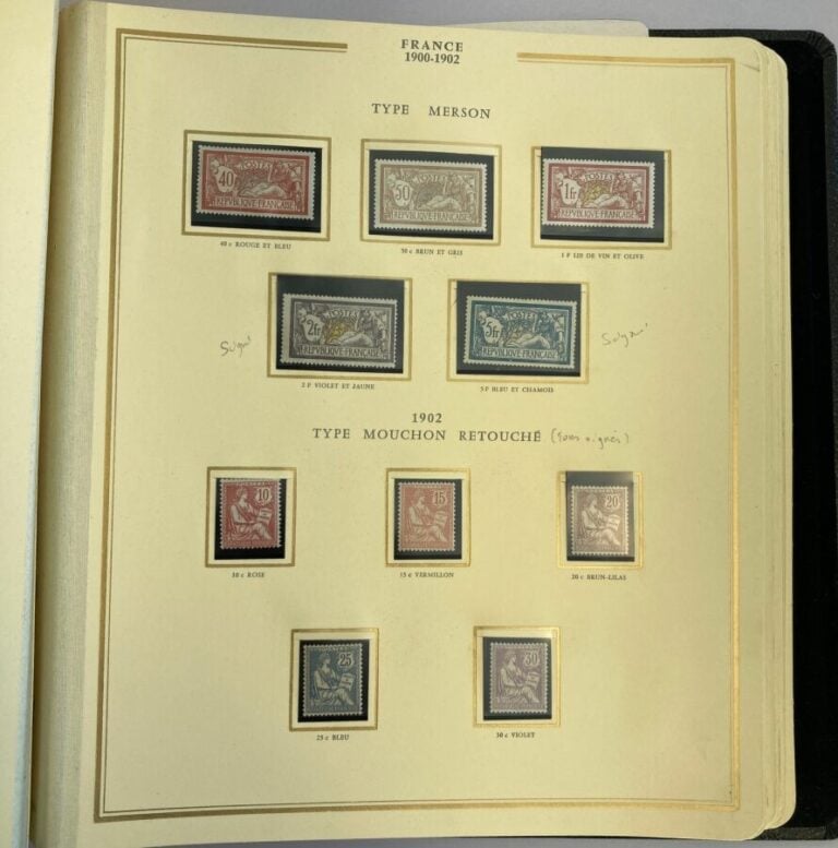 France - Belle collection de France très avancée des origines à 1937 dans class…