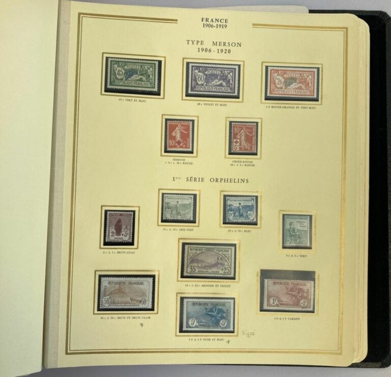 France - Belle collection de France très avancée des origines à 1937 dans class…