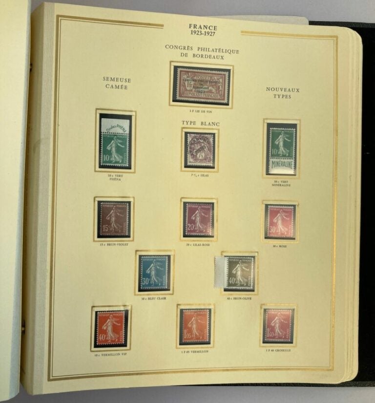 France - Belle collection de France très avancée des origines à 1937 dans class…