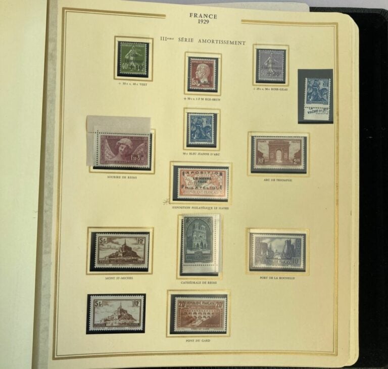 France - Belle collection de France très avancée des origines à 1937 dans class…
