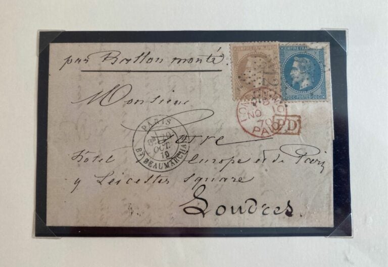 France - Lot de 5 ballons montés dont Toricelli parti sans affranchissement des…