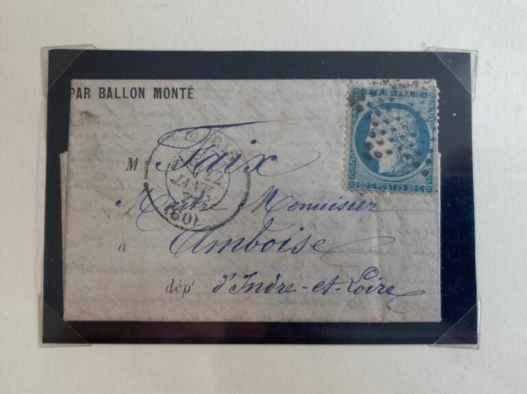 France - Lot de 5 ballons sur formules toutes différentes dont : - Gal Ulrich s…