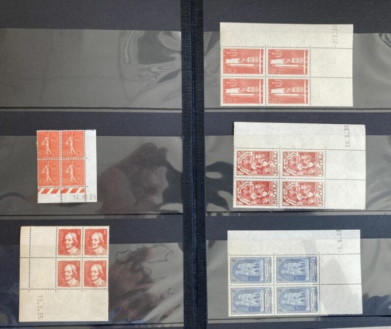 France - Lot de coins datés années 30 et 40 avec notamment le Pont du Gard