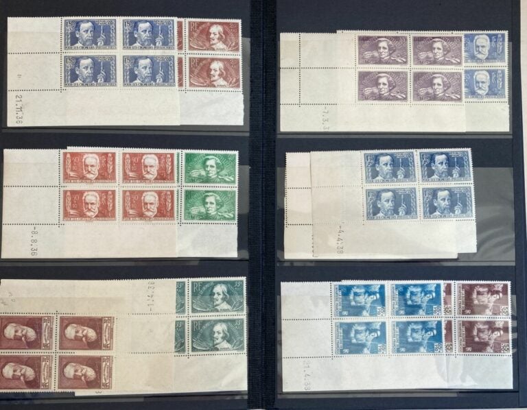 France - Lot de coins datés années 30 et 40 avec notamment le Pont du Gard