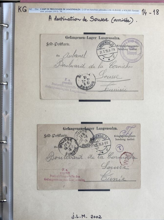 Guerres - Lot de diverses correspondances de guerre, dont lettres Coudekerque,…