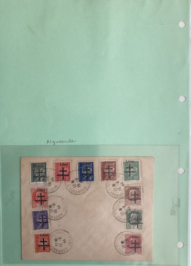 Guerres - Lot de diverses correspondances de guerre, dont lettres Coudekerque,…
