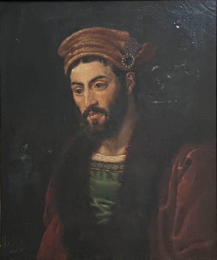 Henri SIEURAC (1823-1863) - Portrait d'un juif polonais, 1842 (?) d'après une m…