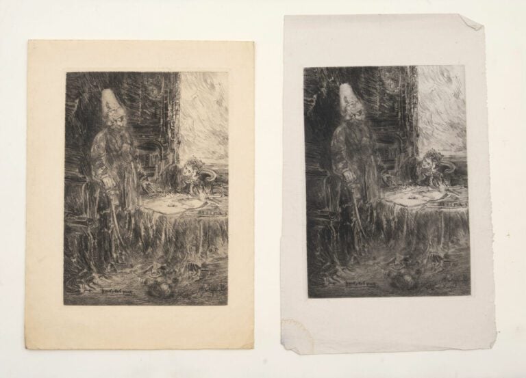 Henry De GROUX (1866-1930) - Ensemble de 4 eaux-fortes sur différents papiers,…