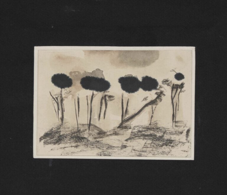 Ida KARSKAYA (1905-1990) - Arbres - Technique mixte sur papier, signé au crayon…