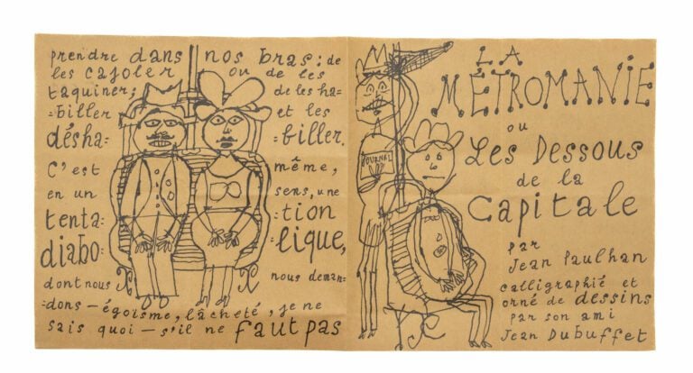 Jean DUBUFFET (1901-1985) - La métromanie où les dessous de la capitale par Jea…