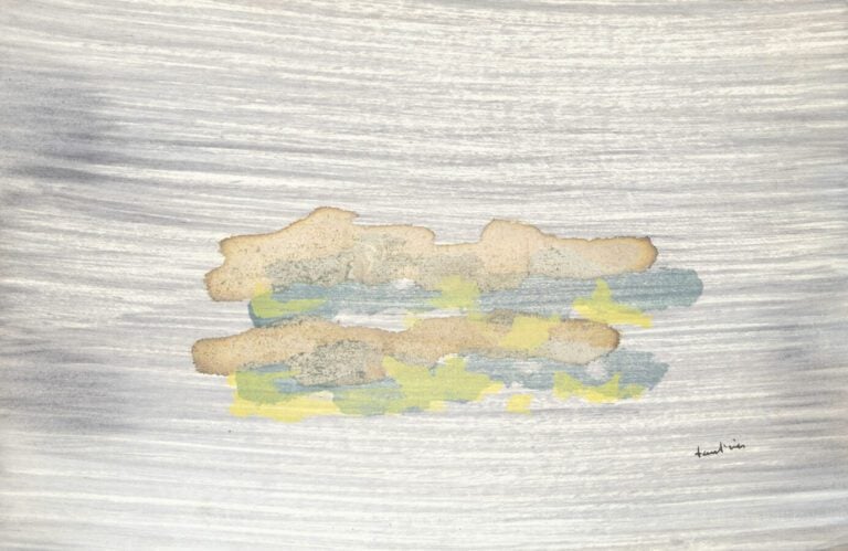 Jean FAUTRIER (1898-1964) - Les nuages, 1964 - Lithographie en couleurs sur pap…