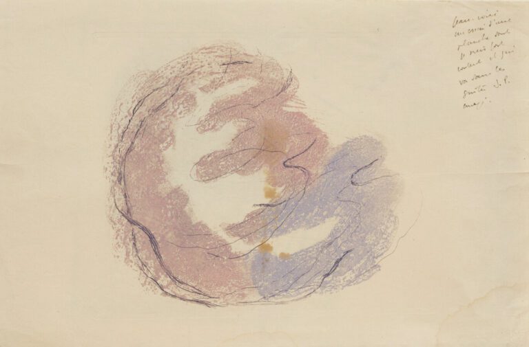 Jean FAUTRIER (1898-1964) - Les seins et le sexe de femma, 1949 (variante Mason…