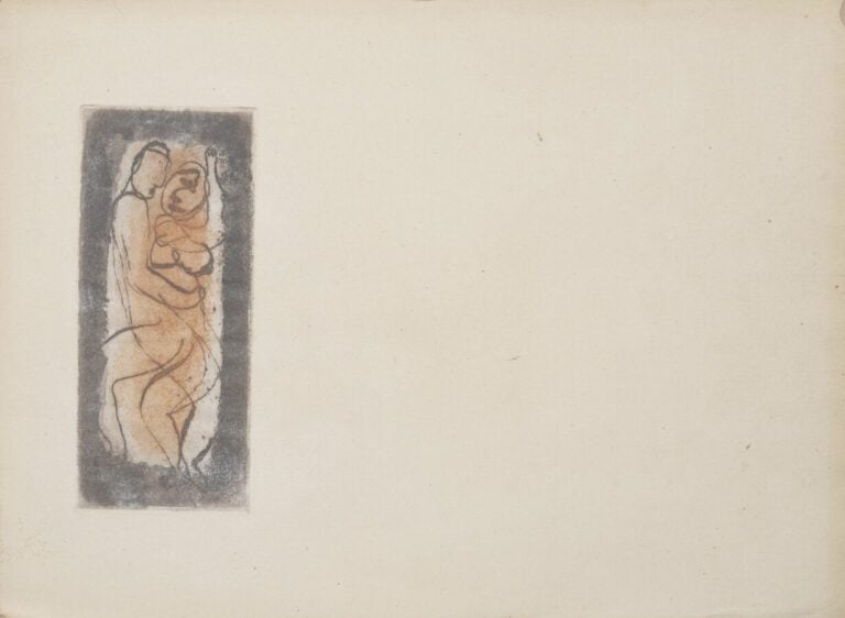 Jean FAUTRIER (1898-1964) - Orenoque, 1942-45 (variante du Mason 65-66) Eau-for…