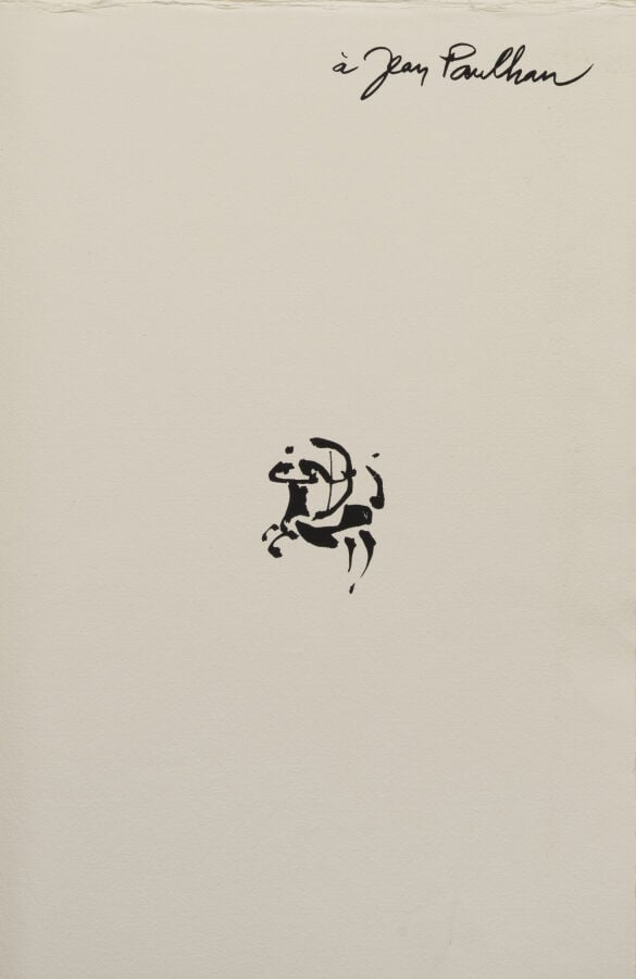 Jean PAULHAN (1884-1968 ) - Robert WOGENSKY (1919-2019) - Dessins pour une épée…