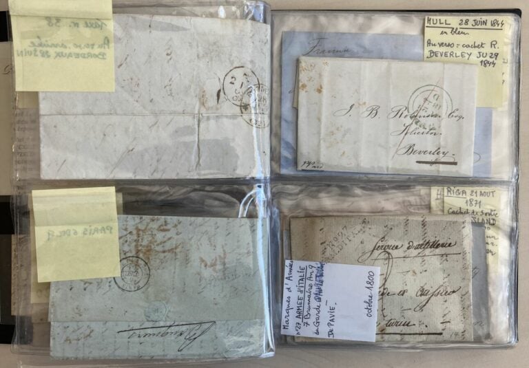 Marcophilie - Lot de lettres diverses dont maritimes, marques d'armée et marque…
