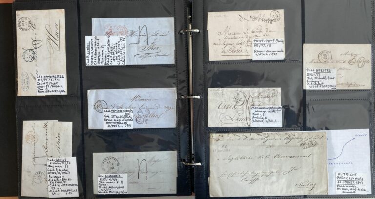 Marques postales - Lot de marques postales 18ème et 19ème siècles dont Monaco e…