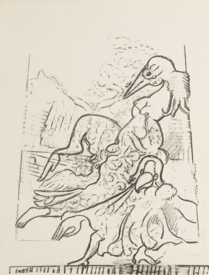 Max ERNST (1891-1976) - Chanson complète, 1939 - Suite de quatre lithographies,…