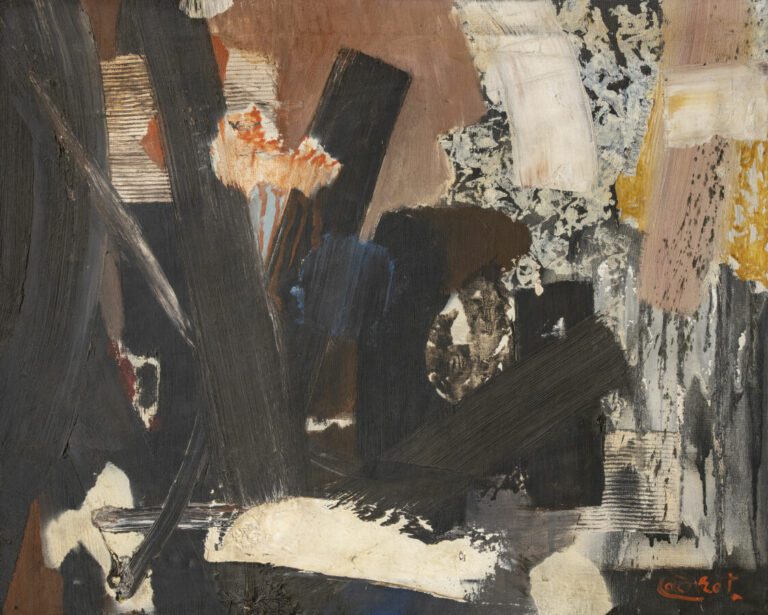 Michel CADORET (1912-1985) - Composition abstraite , - Huile sur toile, signée…
