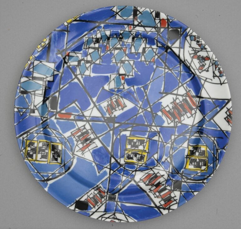 Natalia DUMITRESCO (1915-1997) - Mangalia - 3 Coupes en porcelaine de Limoges,…