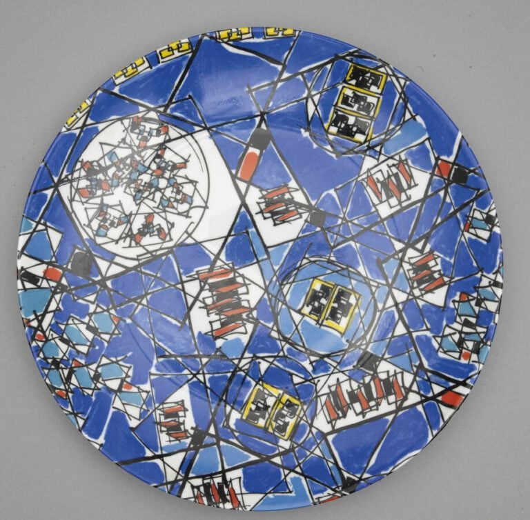 Natalia DUMITRESCO (1915-1997) - Mangalia - 3 Coupes en porcelaine de Limoges,…