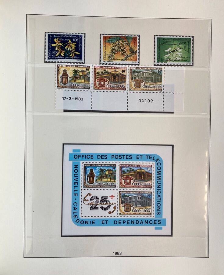 Nouvelle-calédonie - Une collection très avancée dans 2 albums Lindner de 1953…