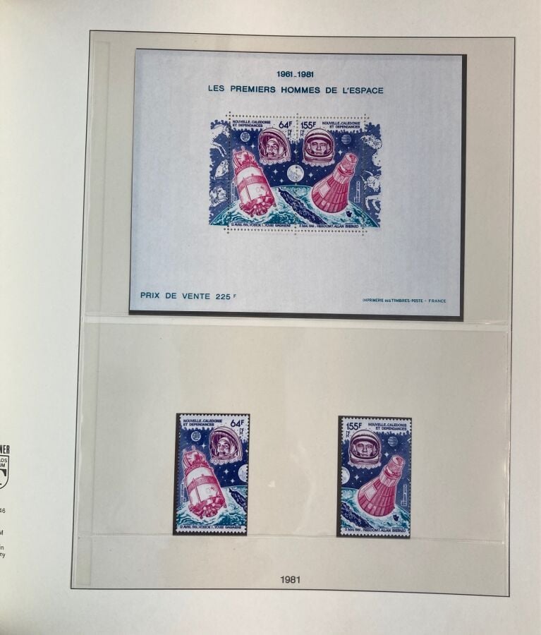 Nouvelle-calédonie - Une collection très avancée dans 2 albums Lindner de 1953…
