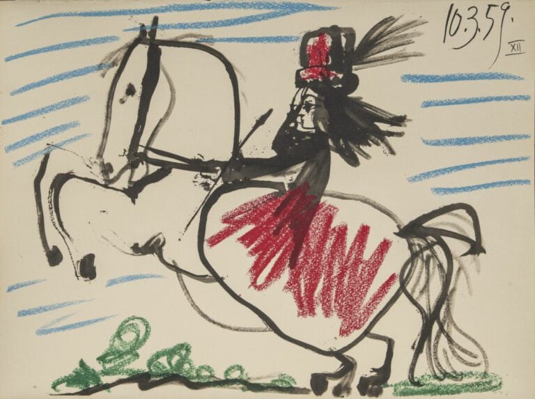 Pablo PICASSO (d'après) (1881-1973) Amazones, 1959 - Ensemble de 3 lithographie…
