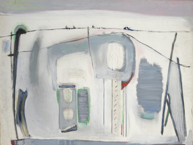 Pierre GRIMM (1898-1979) - Composition abstraite - Huile sur toile, signée en b…