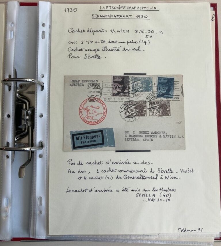 Poste aérienne - Lot de 41 Zeppelins