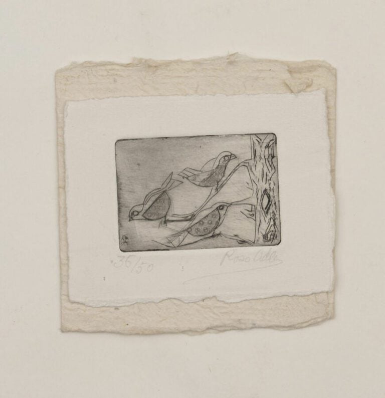 Rose ADLER (1890-1959) - Oiseaux - Eau-forte sur vélin, signée et numérotée 36/…