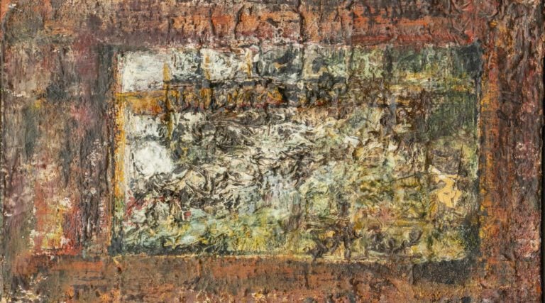 Suzanne MARTIN (1926-) - La fenêtre - Huile sur toile, enfoncement et coupure d…