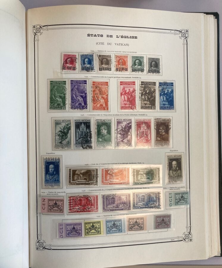 Vatican - Belle collection du Vatican de 1929 à 1970 bien illustrée avec du cou…