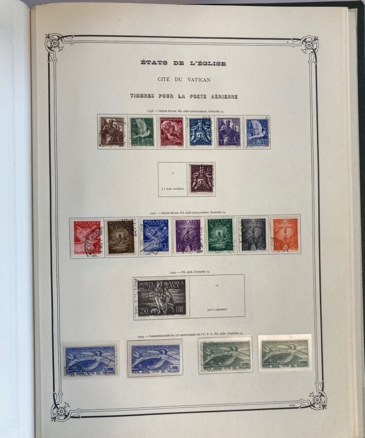 Vatican - Belle collection du Vatican de 1929 à 1970 bien illustrée avec du cou…