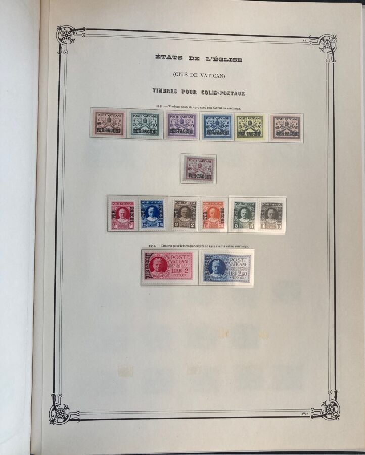 Vatican - Belle collection du Vatican de 1929 à 1970 bien illustrée avec du cou…